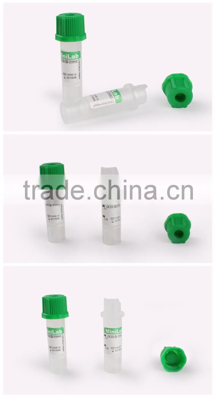 Factory direct supply free size dispossable blood collection tube