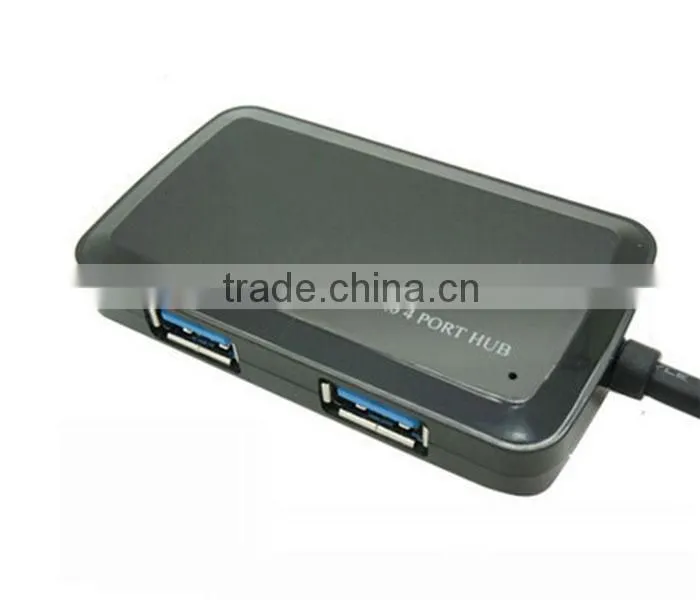 4-Port USB 3.0 Portable Compact Hub For PC Laptop Super Speed 5Gbps