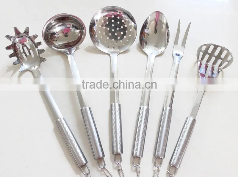 6 pcs stainless steel kitchen tool set
