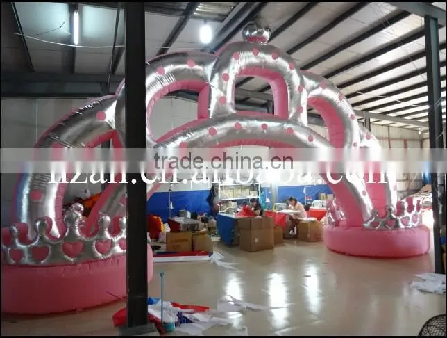 Black Inflatable Arch Door/Inflatable Archway for Rental