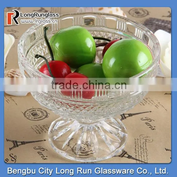 LongRun healthful glassware beautiful transparent drinking glass cup ice cream glass cup