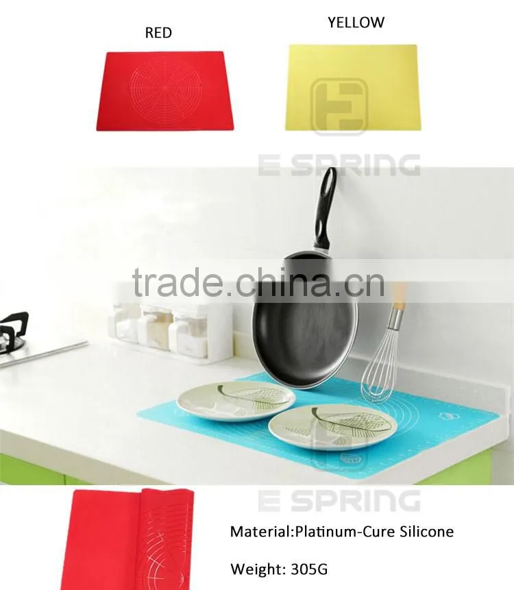 2016 hot sale heat-resistant silicon table mat