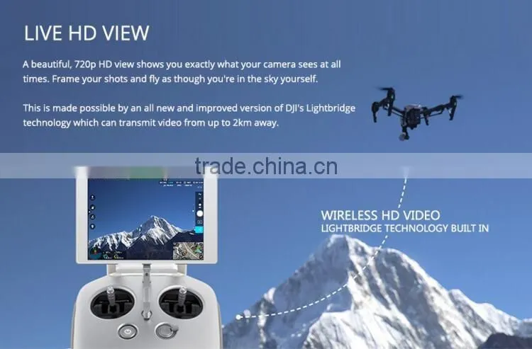 DJI Inspire 1 Pro BLACK Professional Drone Zenmuse X5 - 4K HD Camera & 3 Axis Gimbal