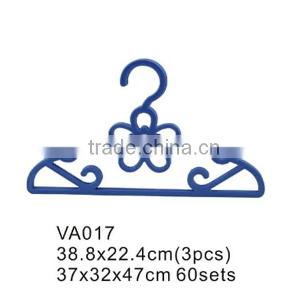 VA020 various new style store suits plastic garment laundry hanger with hook