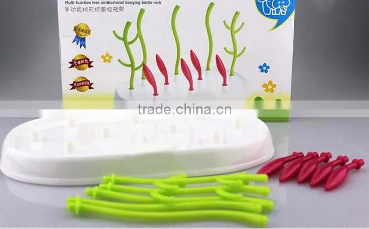 2015 new baby products pp portable large capacity bottle holder dryer