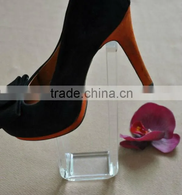 Customized high transparent acrylic shoe hanger shoe display hanger