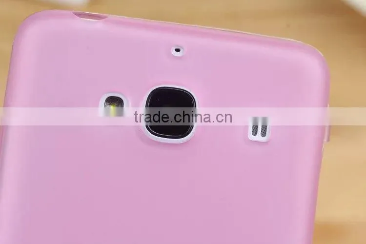 Pudding TPU phone cases cover for Xiaomi Redmi Hongmi 2, TPU touch screen flip case For Hongmi 2