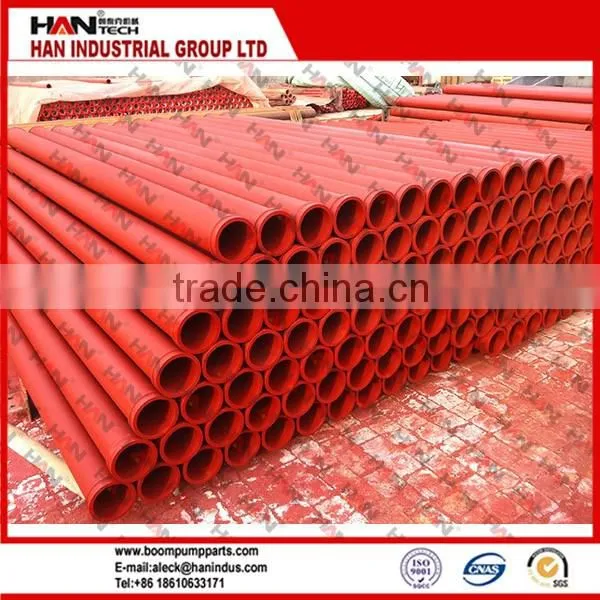 ST52 DN125*3M Delivery pipe concrete pump double wall pipe for concrete pump