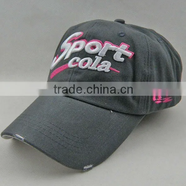 100% cotton twill LED cap with logo,led light baseball cap