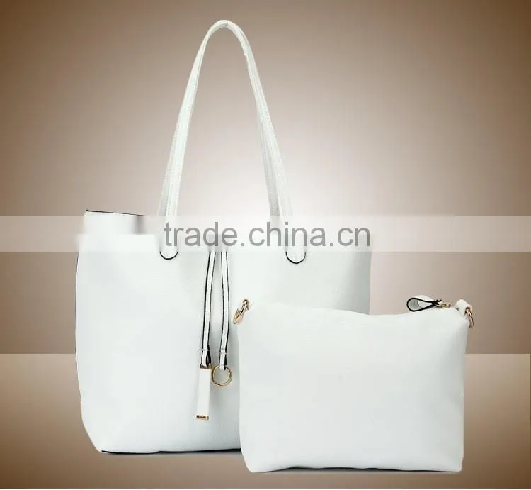 Guangzhou factory bulk the fashion set handbag for lady