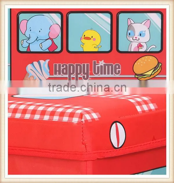 Happy car style storage box storage stool