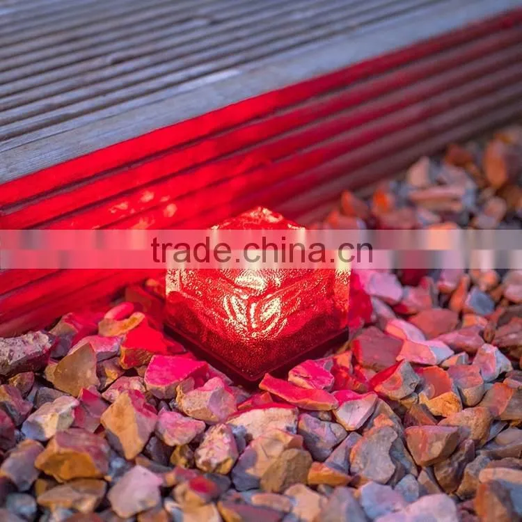 energy saving yellow integrated greenway solar ice brick light
