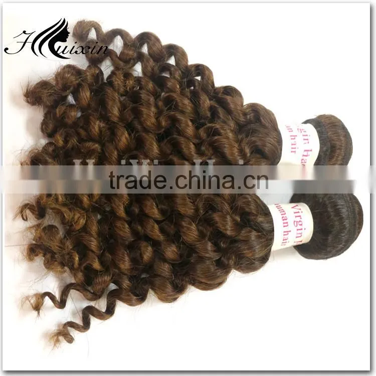 AAAAAA fast shippment high quality weaving color 4 virgin burmese hair