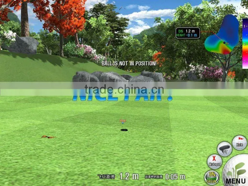 Chinese indoor simulated golf