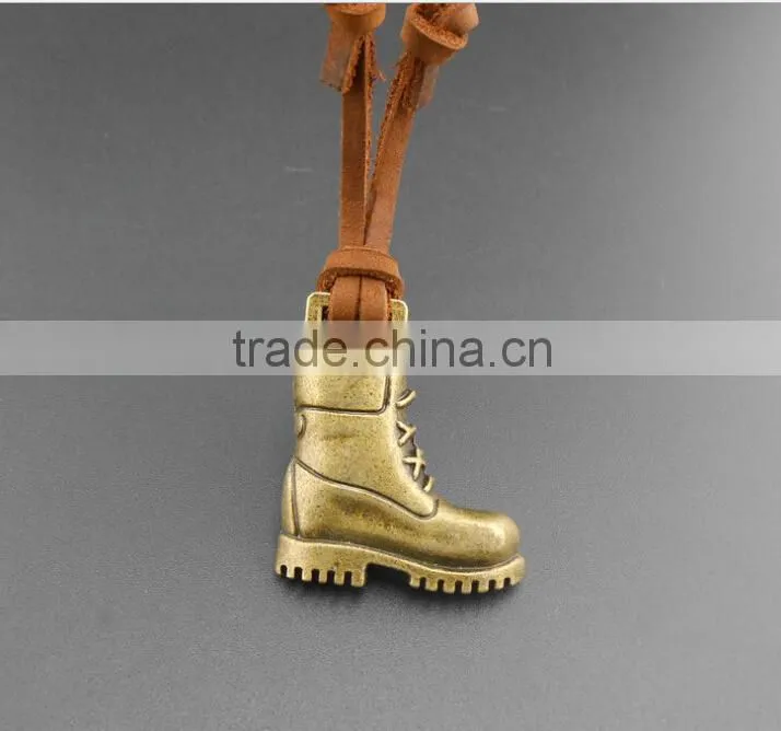 Shoes accessories leather necklace restoring ancient ways