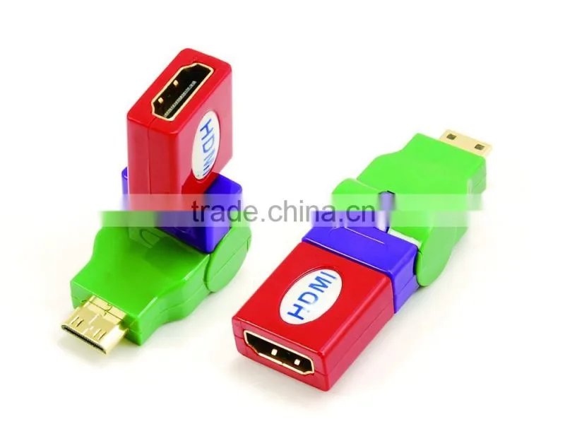 HDMI female to MINI male adapter rotating 270 degree