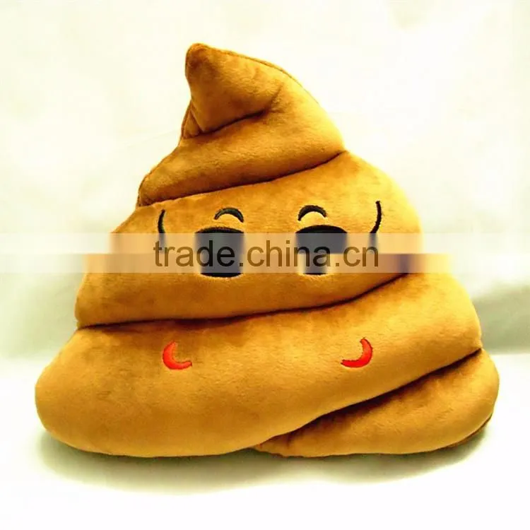 Cute Poop Shaped EmojI Poo Emoticon Soft stuffed Cushion Pillow