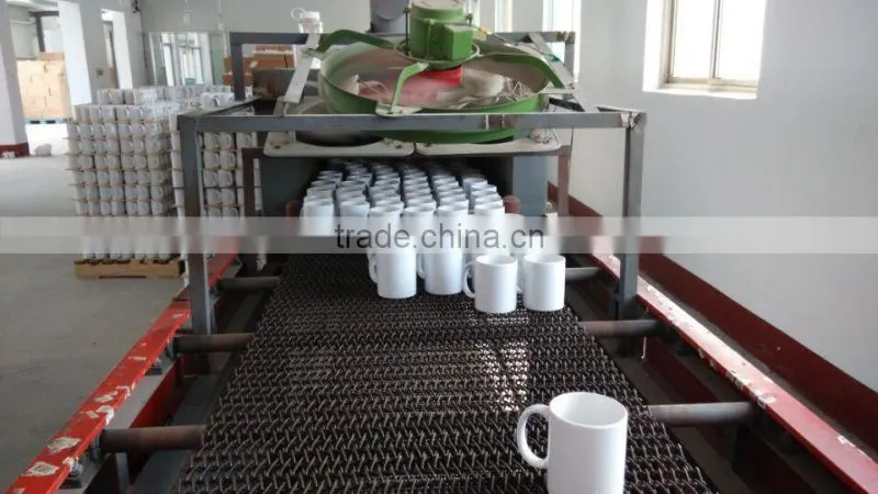 China manufacturer plain white 11oz sublimation two-tone mugs