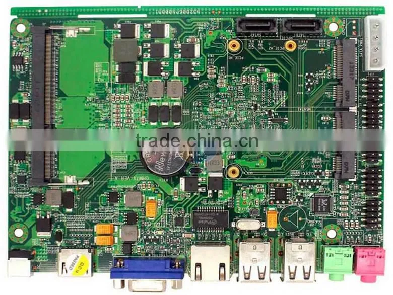 Fanless Mini Destop PC Computer HTPC Intel Celeron 1037U Dual Core 1G RAM 40G HDD with Ultra Thin Alloy chassis