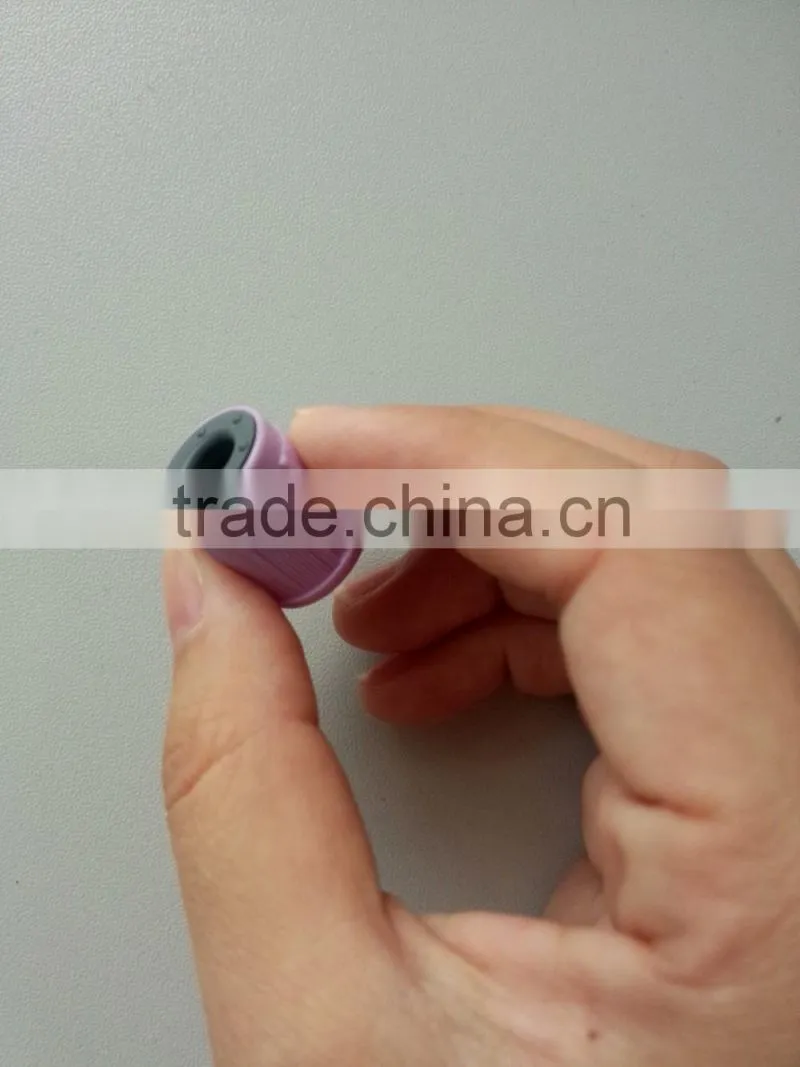 Plastic cap and rubber stopper for blood collection tube