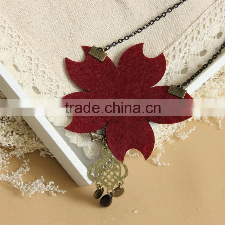 MYLOVE Brand Colourful butterfly chain metal alloy sweater necklace MLSC28