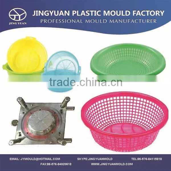 Taizhou OEM experienced plastic mould factory Precision Plastic Kitchen Food Basket Moulding