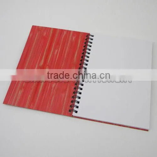 Customized wooden cover notebook