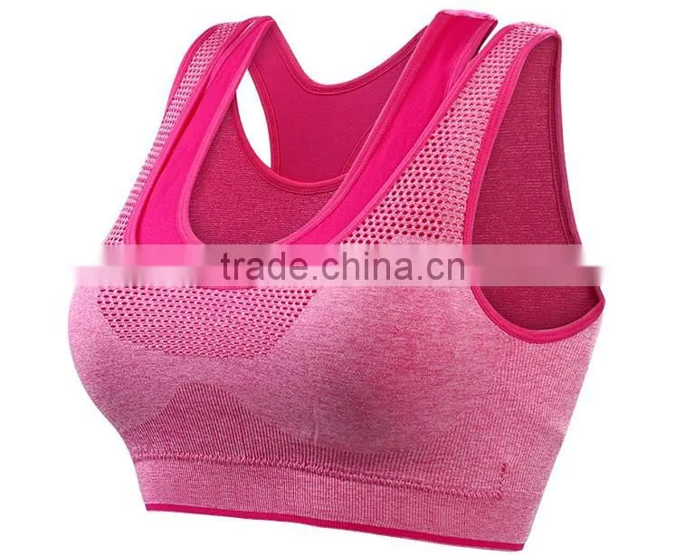 Professional Sports Bra Women Mesh Fake Two-piece Underwear Hot Sexy Push-up Bra Yoga Fitness Vest Workout Running Tank Top Bra