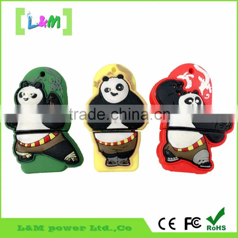 alibaba express oem pvc usb flash disk ,cartoon pvc usb flash drives/panda usb flash disk