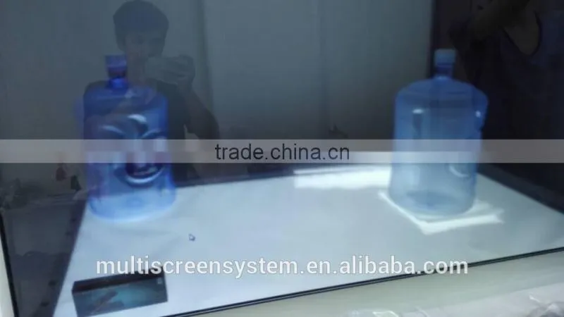 EKAA 65'' Transparent Touch Screen On Mall Shop Window