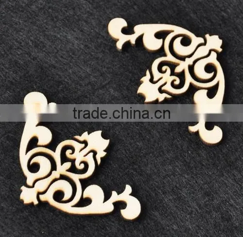 wood veneer shape for decoration