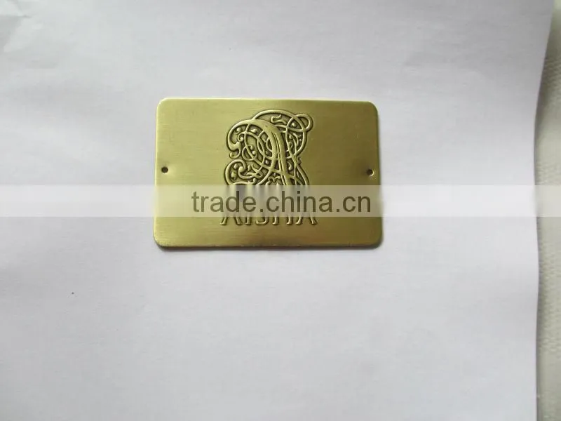 gold label, oval label, metal label, antque brass label, engraved label gun metal