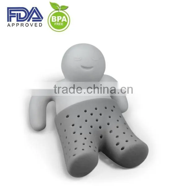 Sir Tea Infuser - 100% Food Grade Silicone, Dishwasher Safe