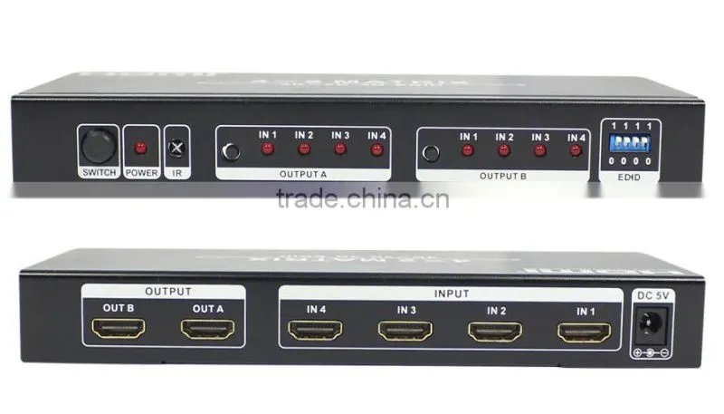 HDMI martix 4by2 with EDID, 4K*2K