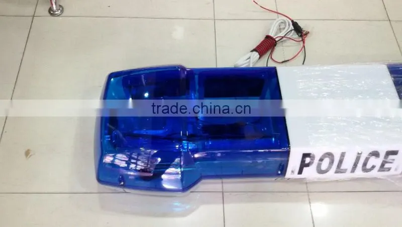 led blue police emergency flashing lightbar