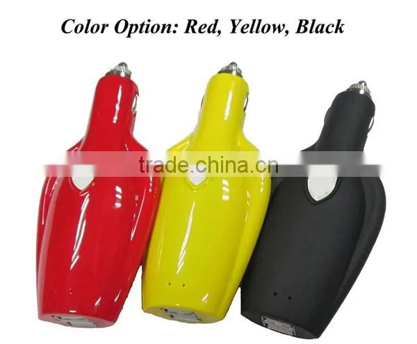 Many colors for choice usb car charger 5v 3000ma