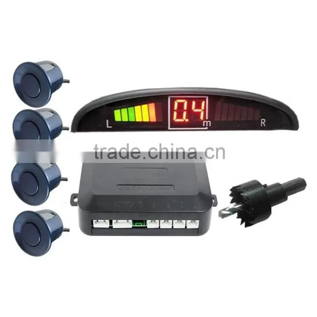 Small auto reversing radar high quality parking sensor with led display
