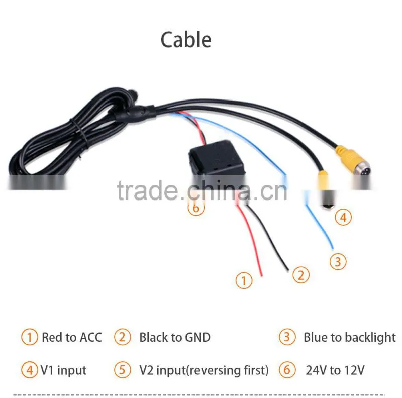 backup system for truck special car rear view camera