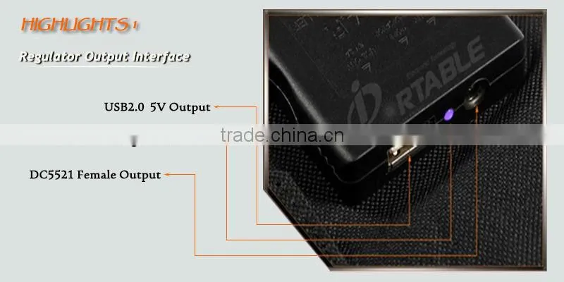 portable foldable solar sun charger mobile charger