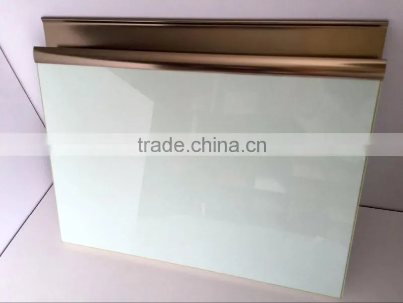 light green color Acrylic mdf kitchen cabinet doors