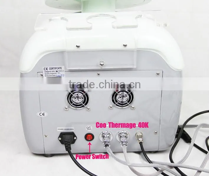 NEW 3 in 1 powerful microneedle fractional rf cavitation skin cooling machine