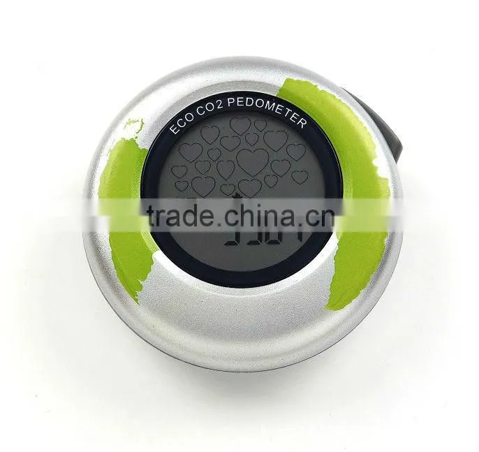 cheap promotional item 3d sensor multifunction pmemory edometer with lanyard gift pedometer