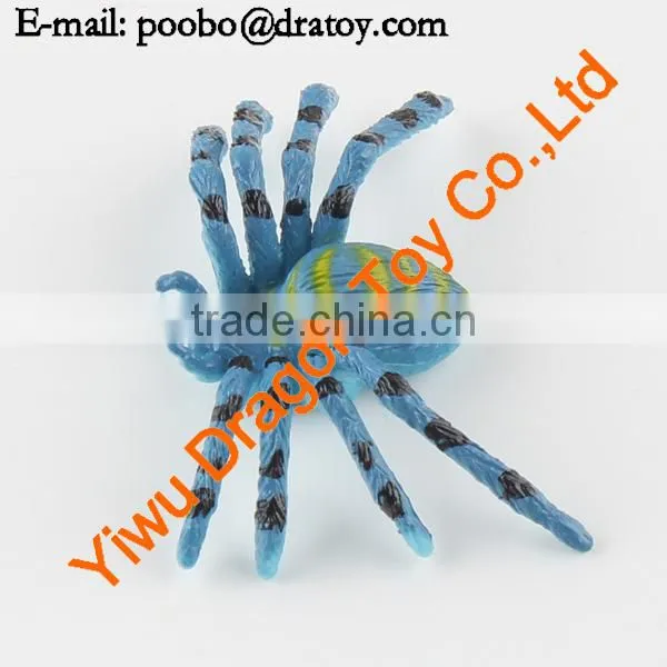 12 designs pvc colorful spider toy