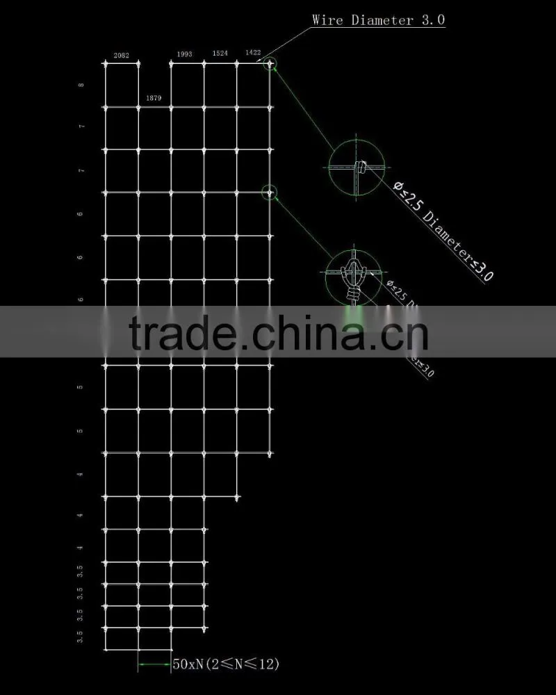 Anping Deming produce crosslock knot Field fence