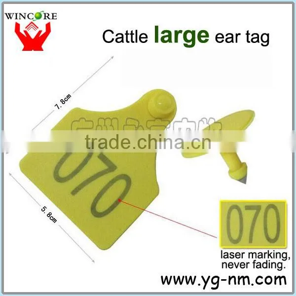 TPU CATTLE LARGE/EXTRA LARGE EAR TAG FOR COW