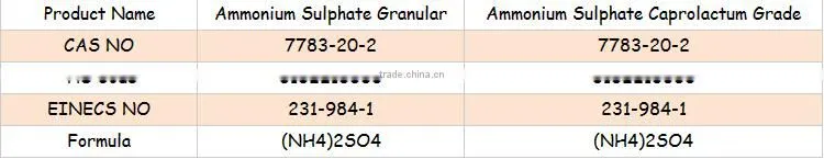Factory Supplier Ammonium Sulphate with Top Quality
