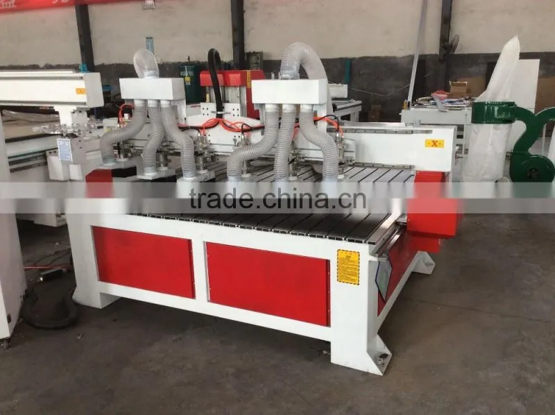 China jinan multi heads cnc miling machine for wood