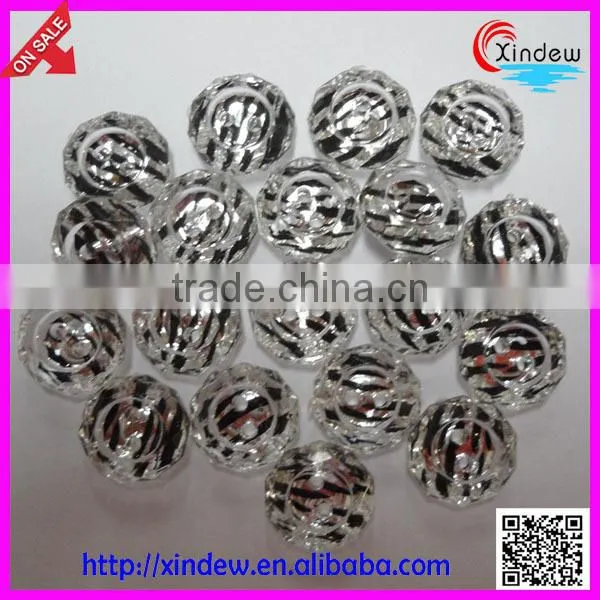 Fashion design leopard plating acrylic bottons/leopard buttons/plating buttons/two holes button
