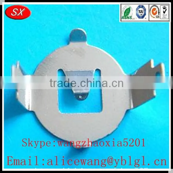 Nickel plating/copper/stainless steel battery holder with switch,electric toothbrush holder, d cell battery holder