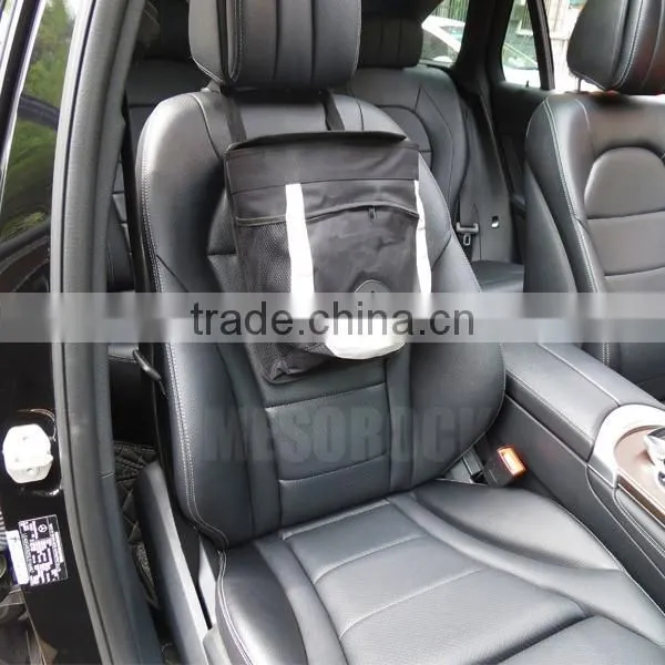 Car Garbage Can with Removable Liner Auto Trash Bag Car Storage Bag